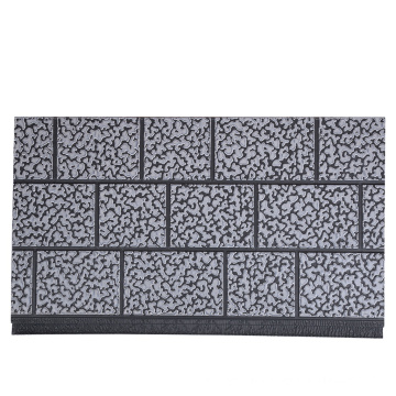 16mm Waterproof pu foam sandwich insulated metal siding panel house exterior brick pattern insulation decoration board